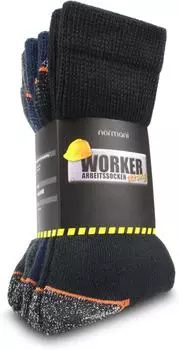 Носки normani 4 шт Arbeits WORKER strong, цвет Schwarz/Marine/Dunkelgrau