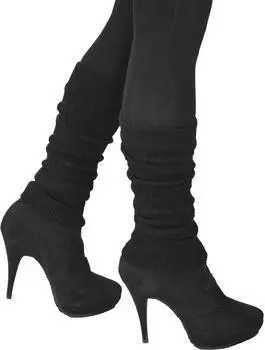 Носки normani Strickstulpen mit Wolle, черный