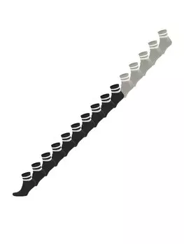 Носки Nur Die Athletic Socks Kurzsocken, пятнистый серый/черный