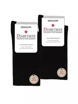Носки Occulto 10er Pack Diabetiker Julia, черный