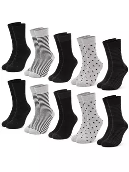 Носки Occulto 10er Pack Muster Milka, черный