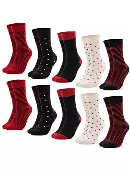 Носки Occulto 10er Pack Muster Milka, красный