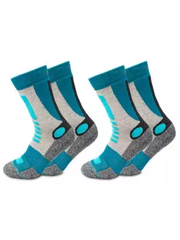 Носки Occulto 2er Pack Wander Gerlinde, цвет trkis-grau