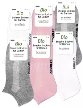 Носки Occulto 6 шт Sneaker Jana, розовый