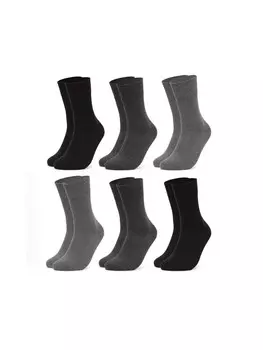 Носки Occulto 6er Pack Diabetiker ohne Naht ohne Gummibund Oliver, цвет grau-mix