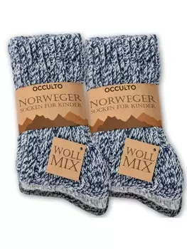 Носки Occulto 6er Pack Wollsocken Niki, цвет Blau-Mix