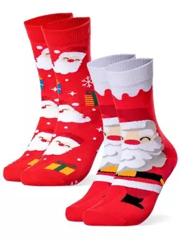 Носки Occulto Santa, красный