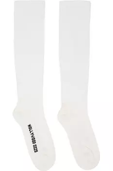 Носки Off-White Hollywood средней длины Rick Owens