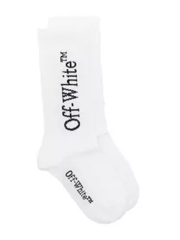Носки Off-White Kids Bookish, белый
