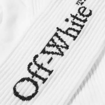 Носки Off-White с логотипом, белый/черный