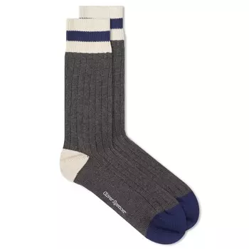 Носки Oliver Spencer Polperro, синий