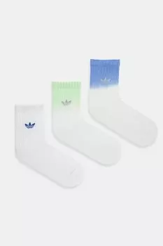 Носки Ombre Cr S комплект из 3 пар Adidas Originals, белый