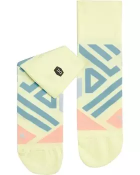 Носки On Performance Mid Socks, цвет Hay/Rose