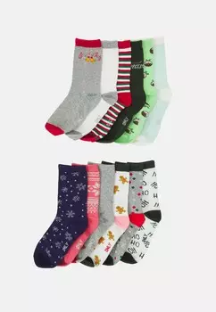 Носки ONL XMAS SOCK ADVENTSKALENDER BOX 24-PACK ONLY, мультиколор