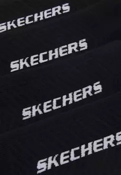 Носки Online Basic Cushioned Quarter 4 Pack Unisex Skechers, черные