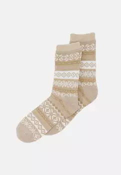 Носки ONLINE WOMEN COSY NORWEGIAN WINTER SOCKS 2 PACK camano, бежевый