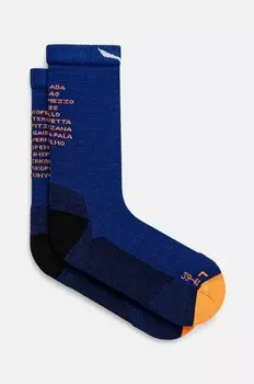 Носки Ortles Dolomites Merino Salewa, темно-синий