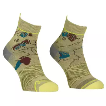 Носки Ortovox Alpine Light Quarter short, зеленый