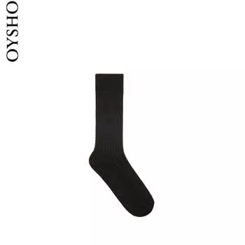 Носки Oysho до середины икры, черный