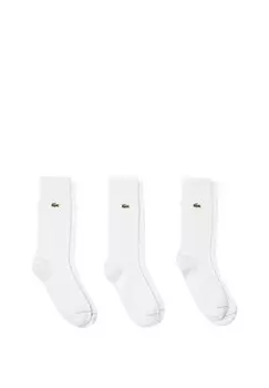 Носки PACK 3 Lacoste, белый