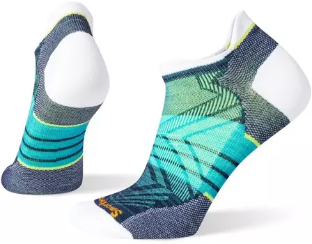 Носки Performance Run Zero Cushion Stripe до щиколотки — женские Smartwool, белый
