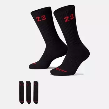 Носки первой необходимости экипаж 3пр Jordan, черный
