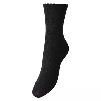 Носки Pieces Sebby Glitter, черный