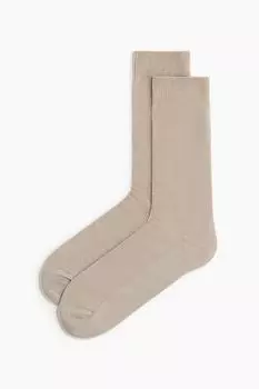Носки пике H&M, бежевый