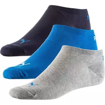 Носки по щиколотку PUMA Ankle Socks, цвет royal blue/ultramarine blue/mottled grey
