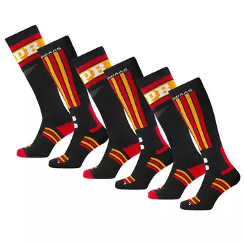 Носки Poederbaas, цвет red/black