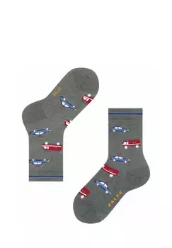 Носки POLICE AND FIRE CARS FALKE, пестрый светло-серый