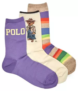 Носки Polo Ralph Lauren, лавандовый