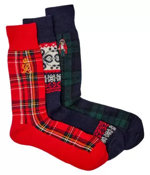 Носки Polo Ralph Lauren с добавлением шерсти, 3 пары