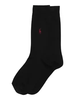 Носки Polo Ralph Lauren SIZED FLAT-CREW-2 PACK, черный