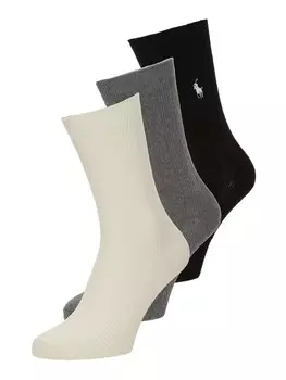 Носки Polo Ralph Lauren Socks, цвет grey/black/natural white