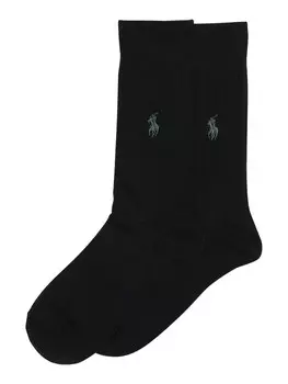 Носки Polo Ralph Lauren Socks RIB EGYPTIAN-SOCKS-2 PACK, черный