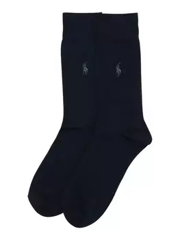 Носки Polo Ralph Lauren Socks SIZED FLAT-CREW-2 PACK, синий