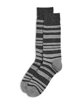 Носки полосатые Dress Stripe Crew Cole Haan, черный