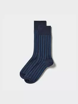 Носки полосатые Uniqlo, цвет 69 синий