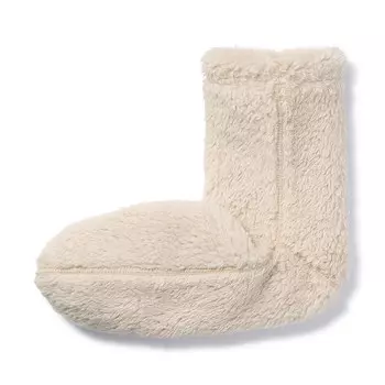 Носки приталенные Muji флисовые, коричневый