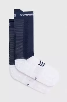 Носки Pro Racing v4.0 для велосипеда Compressport, темно-синий