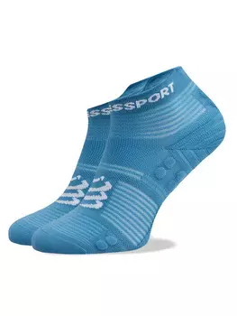 Носки Pro Racing V4.0 Run Low Compressport, синий