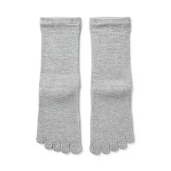 Носки прямоугольные, 5 пальцев (женские) MUJI, серый