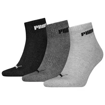 Носки Puma New Generation Cushioned 3 Units Quarter short 3 шт, разноцветный