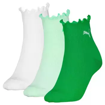 Носки Puma Ruffle 3 Units Quarter short 3 pairs, разноцветный