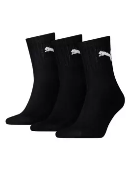Носки Puma SHORT CREW 3P UNISEX, черный