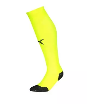 Носки PUMA Soccer Socks, цвет neon yellow/mottled black