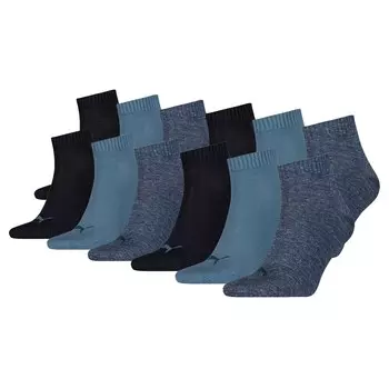 Носки PUMA Socks, цвет cyan blue/mottled blue/black