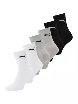 Носки PUMA Socks, цвет grey/black/white