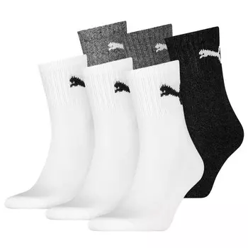 Носки PUMA Socks, цвет grey/black/white